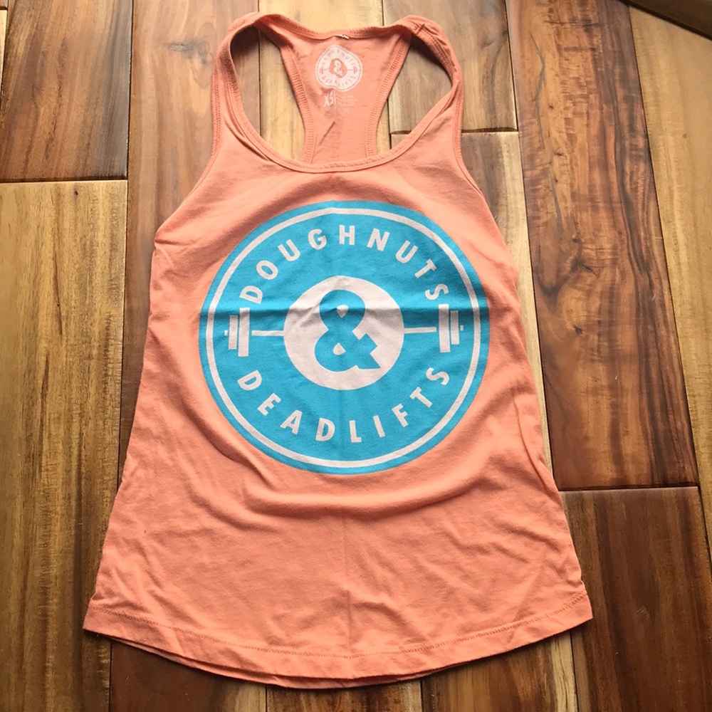 Doughnuts and Deadlifts tank top